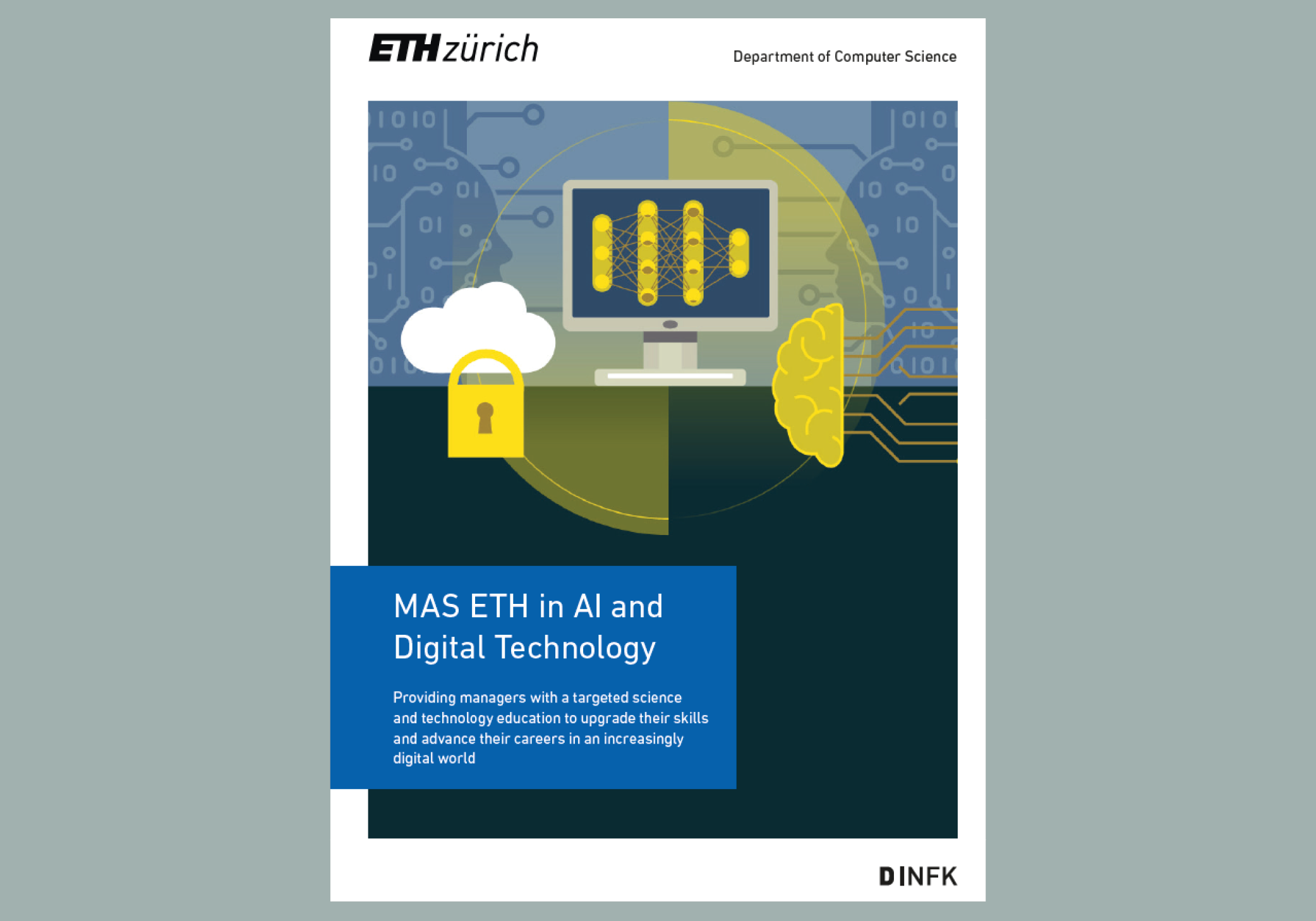 Brochure "MAS ETH in AI and Digital Technology"