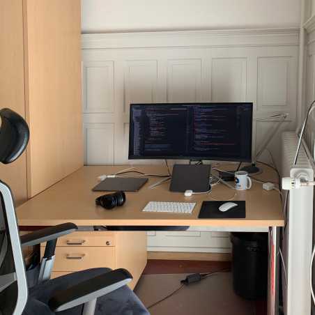 Photo of Patrice Beckers desk