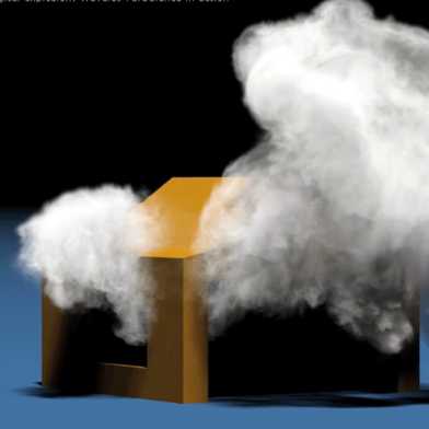 Smoke simulation (Photo: T. Kim / Cornell Univ.) 