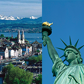 Zurich and New York