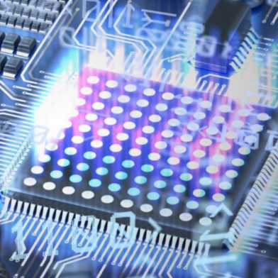 Symbolic image of computer chip