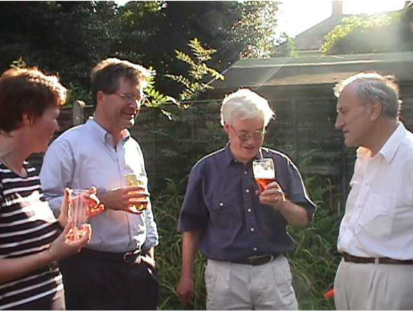 Visit to Walter Gander and Professor Nick Trefthen by Department Secretary, Peter Häni and his wife, at the sabbatical in Oxford, 2000.