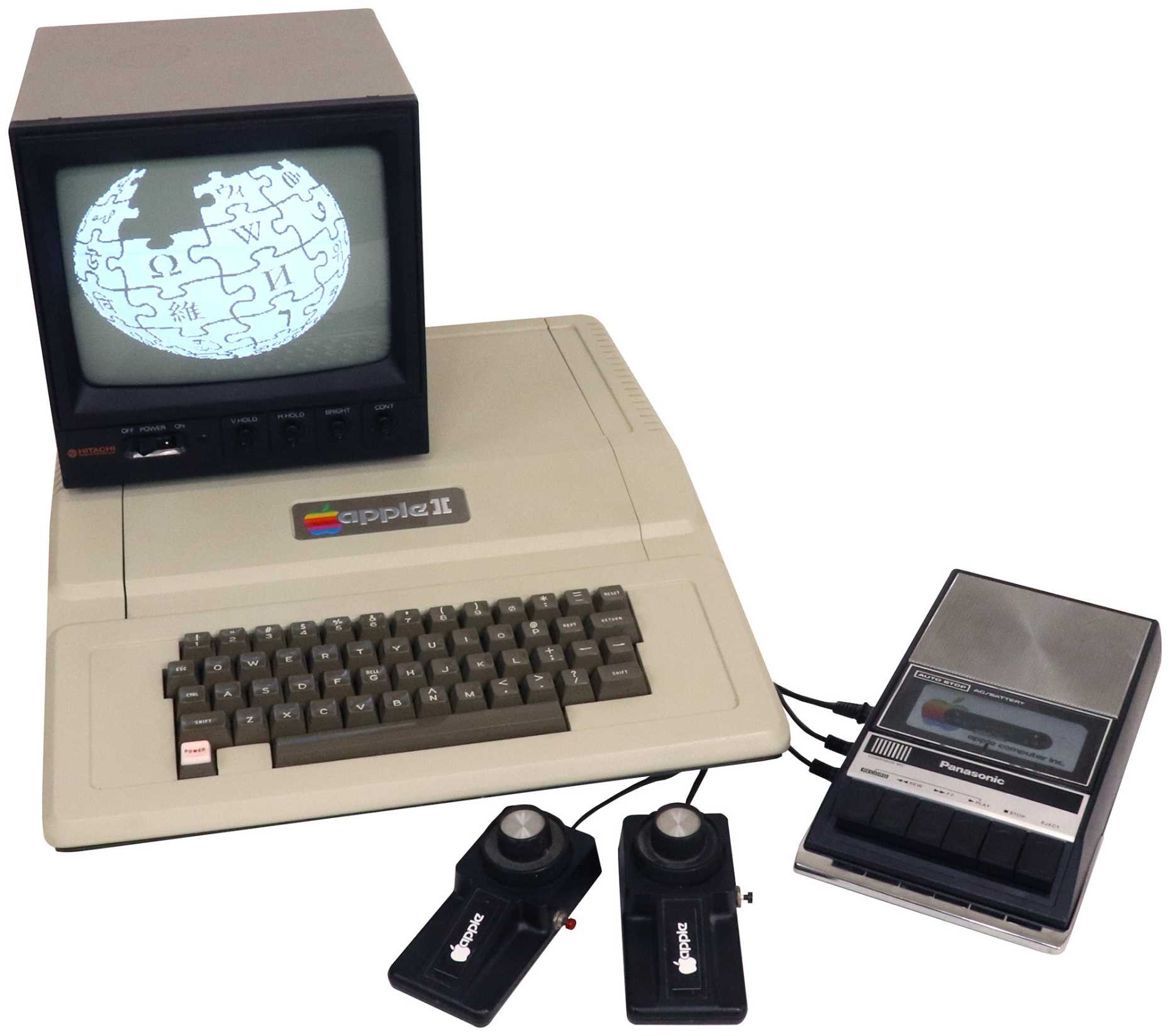 Apple II computer with peripherals. Photo: FozzTexx, Creative Commons