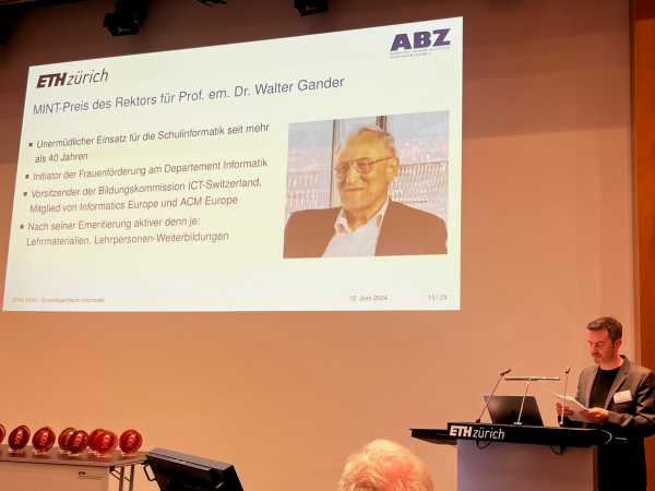 Laudatory for Prof. em. Walter Gander