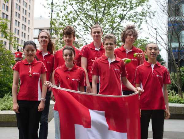 The Swiss team at the WEOI 2024.