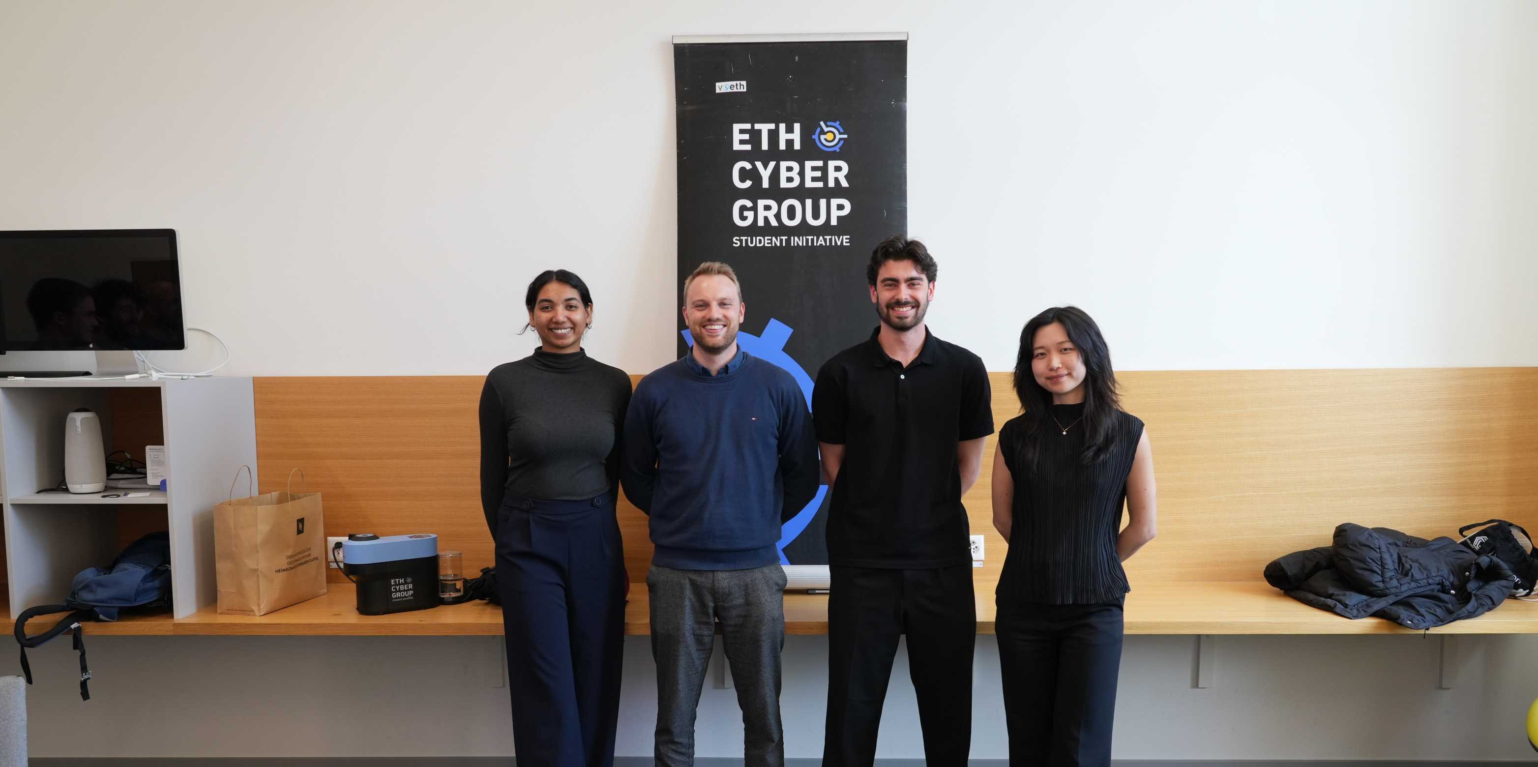 Four participants of the Geneva Cyber 9/12 Strategy Challenge